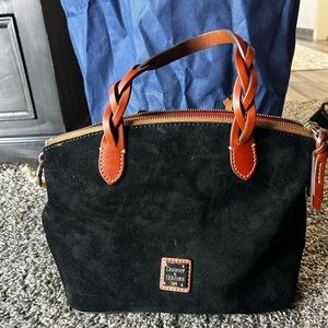 Dooney & Bourke Suede Domed Satchel